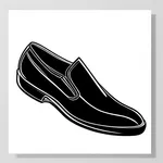 black slip on shoes image